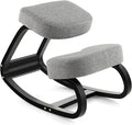 DORTALA Ergonomic Kneeling Chair, Rocking Knee Chair for Upright Posture, Home Office Ergo Kneel Support Stool, Relieving Back and Neck Pain & Improving Posture
