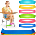 ROOKEA 12 Pack Chair Bands for Kids with Fidgety Feet - Sensory Room Must Haves for ADHD and Autism - Classroom and Home Fidget Tools
