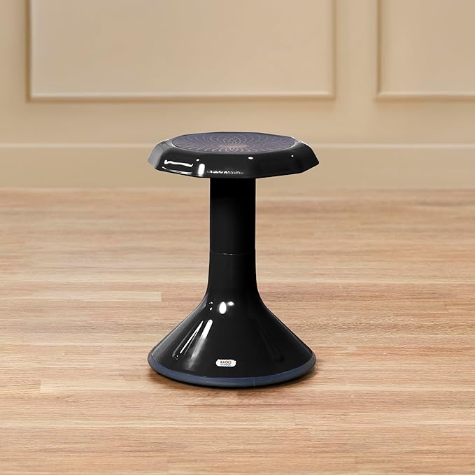 Wobble Stool, 18", Flexible Seating, Black