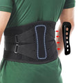 Paskyee Back Brace for Lower Back Pain Men Women, Adjustable Knitted Back Support Belt with Bionic Support System, for Herniated Disc, Lumbar Strain,Sciatica, Scoliosis Small