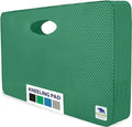 Rugged Rhino Heavy Duty Patent Pending Kneeling Pad, Shock Absorbent Thick Knee Pads, Holds Up to 300 lbs, Protect Knees from Hard Concrete Surfaces, for Mechanics, Yard Gardening, Gym, Pine Green