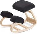 Luxton Home Ergonomic Kneeling Chair with Extra Padding - Posture Support Comfortable Desk Chair - Angled Rocking Stool & Balancing Seat - Natural Relief for Neck or Back Pain (with Extra Padding)