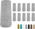 16 Pcs Grey Premium Chair Leg Socks Protectors for Hardwood Floors - Do not Easily Fall Off - Very Easy to Put on - Fits All Leg Shapes - High Elastic Bar Stool Leg Covers - Furniture Pads…