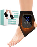 Vita Feet Relief Ankle Heating Pad with Vibration – Foot & Leg Relaxation Support – Cordless Portable Calf Wrap for Comfort & Recovery (One Unit)