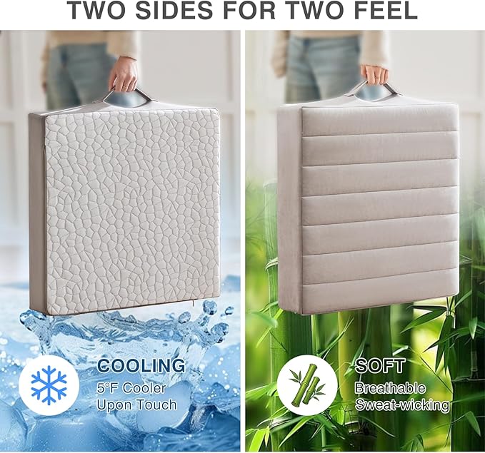 OMDZSWXQY 22 inch Floor Pillow for Adults and Kids - Meditation Cushions and Yoga Cushion for Floor Sitting - Ideal for Living Room and Outdoor Use - Machine Washable (Light Gray)
