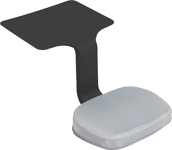 ECR4Kids The Surf Portable Lap Desk with Cushion, Flexible Seating, Black