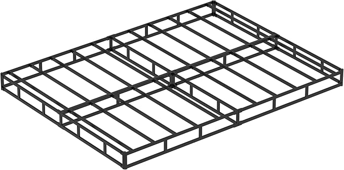 Upcanso 7 Inch Full XL Box Spring, Metal Boxspring Full XL Size with Fabric Cover, Heavy Duty Mattress Foundation, Noise-Free, Easy Assembly