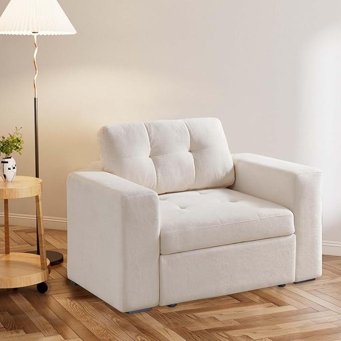 ORRD Armrest Chair for Modular Sectionals Sofa Couch, Modular Sofa Chair with Storage for Living Room