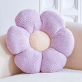 VBGYA Lavender Flower Decorative Throw Pillows, Cute Daisy Shaped Plush Aesthetic Pillow, Soft 19.6" Floor Seat Cushion