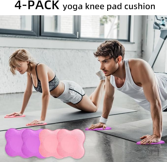 Yflingjie 2 packs Yoga Knee Pad Cushion Extra Thick for Knees Elbows Wrist Hands Head Foam Pilates Kneeling pad Yoga Knee Cushion Thick Exercise Pads for Knees Elbows Wrist Hands Head Foam Pilates Kneeling pad，Support Foam Pads for Women and Men