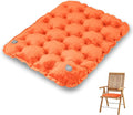 YEEKORO Inflatable Seat Cushion, Lightweight Camping Air Sitting Pad with Repair Cloths, Waterproof Air Seat Cushion, Portable Push-Press Seat Cushion for Airplane Travel Hiking Office Stadium Seat