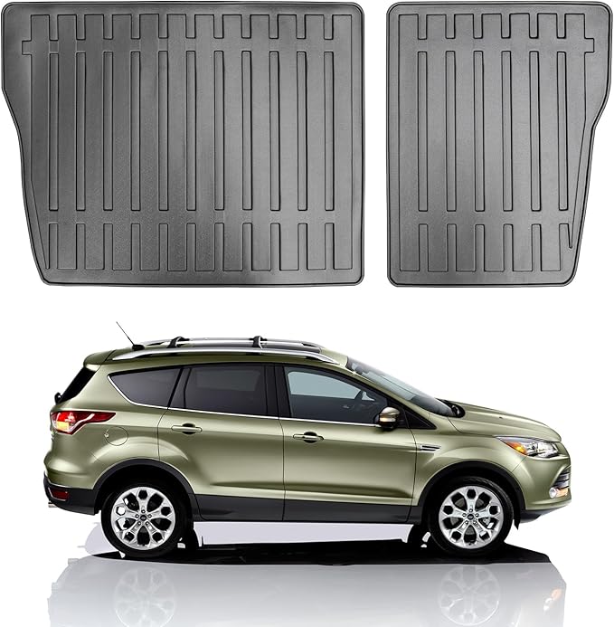 Backrest Mats Compatible for 2013 2014 2015 2016 2017 2018 2019 Ford Escape Back seat Cover All-Weather Rear seat Protectors for 2019 Ford Escape Accessories