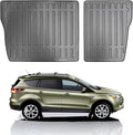 Backrest Mats Compatible for 2013 2014 2015 2016 2017 2018 2019 Ford Escape Back seat Cover All-Weather Rear seat Protectors for 2019 Ford Escape Accessories