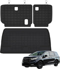 Cargo Mat for 2011-2025 Honda Odyssey & Backrest Mat,TPE All Weather Protection Car Trunk mat Covering The Backrest Accessories - Black