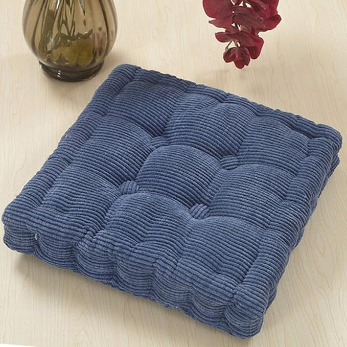 15"x15" Square Comfortable Seat Cushions Home Pillow Indoor Corduroy Chair Pads Office Soft Cushion