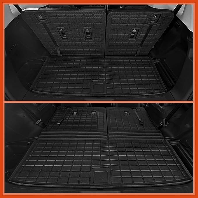 Floor Mats Fit for 2024 2025 Lexus TX TX350 TX550H+ 7 Seats 2nd Row Bench Chairs Floor Mats & Trunk Mat with Backrest Mats and 2nd Backrest Mats Replacement for Lexus TX Accessories