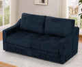 ACMEASE 67” Chenille 2-Seat Sofa w/Comfortable Back Cushions, Modern Love Seat w/Deep Seat Space, Upholstered 2 Seater Couch w/High Resiliency Foam for Living Room, Office Blue