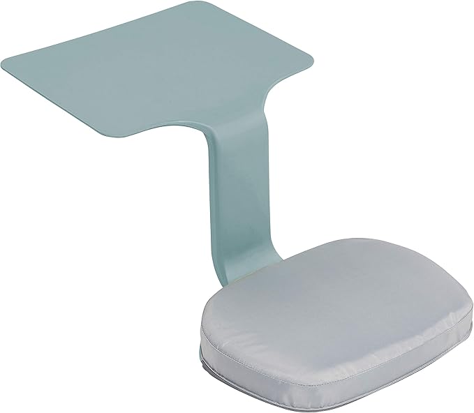 ECR4Kids The Surf Portable Lap Desk with Cushion, Flexible Seating, Seafoam