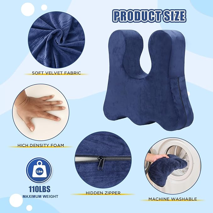 Memory Foam Sensory Soft Squeeze Seat, Sensory Rocker Chair for Kids, Compression Rocking Chair for Special Need Child, Rocking Seat for Autism, ADHD, Sensory Room Must Have Toys, Rocking Design