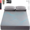 Grounding Sheets King, 90% Organic Cotton+ 10% Pure Silver Fiber,Grounded Bed Sheet Kit, Deep Pocket Grounded Bed Sheet, Relieves Pain - Used for Healthy Sleep Therapy (Gray, Full)