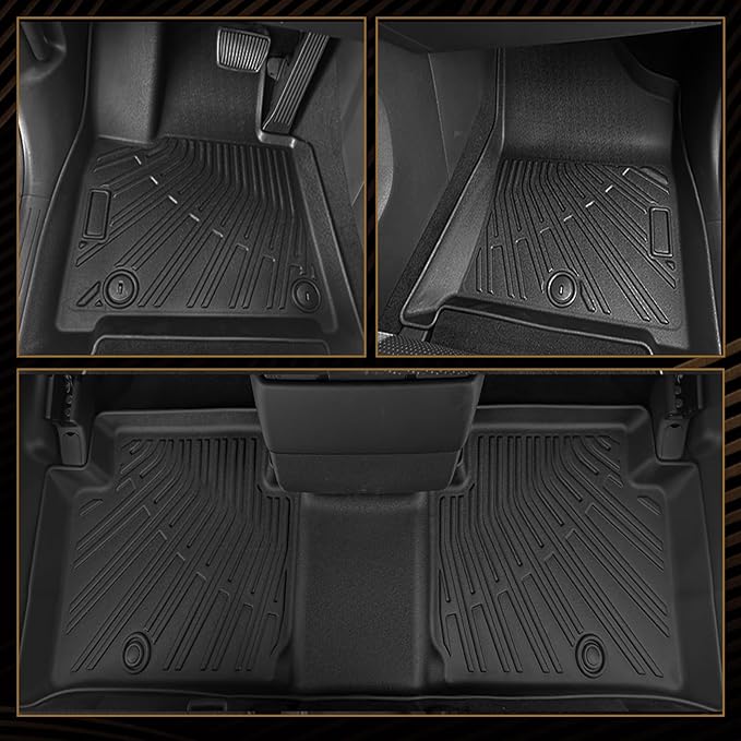 Naibeve Floor Mats for Chevy Trax 2014-2023-All Weather for Chevrolet Trax Floor Mats & Cargo Mat & Backrest Mats Waterproof Interior Accessories