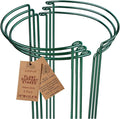 Soupiar 6 Pack Plant Support Stakes, Metal Monstera Plant Support Stakes for Indoor Plants, Large Garden Plant Support Ring, Tomato Cage, Tall Plant Holder Sticks (10" W X 15.8" H)