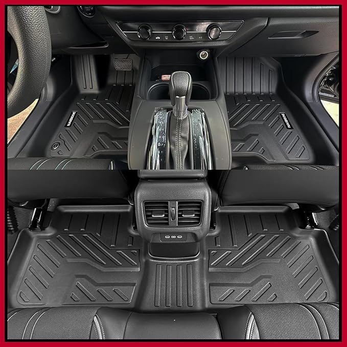 Naibeve Floor Mats for 2024 2025 2026 Honda Prologue/Chevrolet Blazer EV - All Weather Custom for Honda Prologue Floor Mats Trunk mat Backrest Mats Interior Accessories