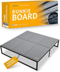 Meliusly Heavy Duty 10mm Bunkie Board King Size (76x80'') Patent Pending Low Profile Bed Board Design - Breathable, Noise Minimizing, Moisture Resistant Bunkieboards, Low Profile Bed Support