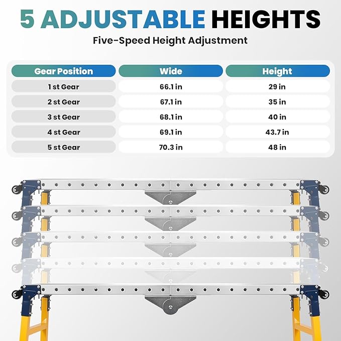 1000 LBS Portable Folding Welding Table | Adjustable Height Work Platform with Casters | Galvanized Steel Construction | Heavy Duty Load Capacity Carbon Steel Work Bench for for Indoor/Outdoor Use