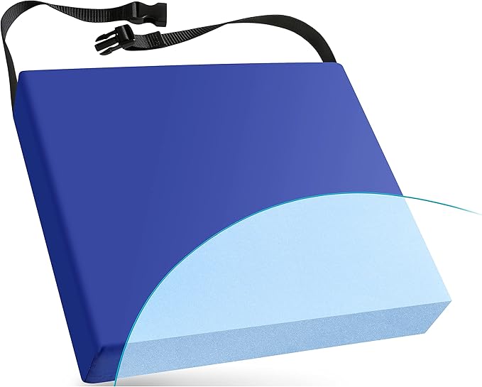 NYOrtho Wheelchair Seat Cushion – Firm, Non-Slip, Water-Resistant Seat Cushion - Pressure Relief – Ideal Wheelchairs - Office Chairs - Car Seats 24" x 18" x 2"