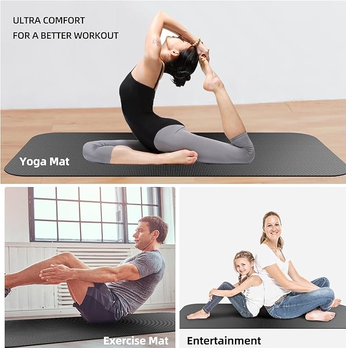 Treadmill Mat,Bike Mat,Stationary Bike Mat,Foldable Treadmill Mat for Hardwood Floors and Carpet.for Exercise Bike,Exercise Equipment Indoor Cycles,Rowing Elliptical (23.6" X 47.5")