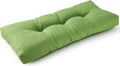 SUNROX LokGrip Non Slip Tufted Memory Foam Bench Cushion, FadeShield Water Resistant Durable Thicken Outdoor/Indoor Bench Seat Pads 36x14x4 inch, Apple Green