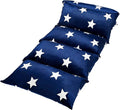 Butterfly Craze Floor Lounger Cover - Floor Bed Conversion - Creates Custom Sleeping Pad - Portable Mattress Alternative - Star Navy, King Size