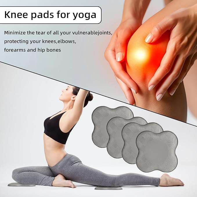 Yflingjie 2 packs Yoga Knee Pad Cushion Extra Thick for Knees Elbows Wrist Hands Head Foam Pilates Kneeling pad Yoga Knee Cushion Thick Exercise Pads for Knees Elbows Wrist Hands Head Foam Pilates Kneeling pad，Support Foam Pads for Women and Men