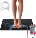 Grounding Pad for Home Office Work: Earth Connected Therapy to Improves Sleep, Energy and Wellness, Reduce Pain, Stress, Anxiety and Inflammation - Grounding Mat for Bed & Desk(15.8×23.6’’)