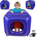 Drill Hole Box Sensory Chair for Kids, Sensory Cuddle Box-2025 Reinforced Calming Vestibular Toy with Deep Pressure, Inflatable Sensory Pod for Autism, ADHD, Physical Training with Sensory Needs