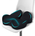 Memory Foam Seat Cushion for Office Chairs & Car Seat - Ergonomic Office Desk Accessories for Tailbone Pain Relief, Sciatica & Back Support