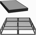 Superay King Box Spring, 5 inch Box Spring for King Bed, Heavy Duty Metal Bed Frame with Fabric Cover, 3000lbs Max Weight Capacity Bed Base Mattress Foundation, Easy Assembly, Noise Free, Black