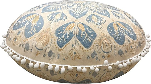 32 in Meditation Floor Cushion, Round Large Floor Pillow for Adult, Yoga Pillows for Sitting On Floor, Boho, Memory Foam Filling