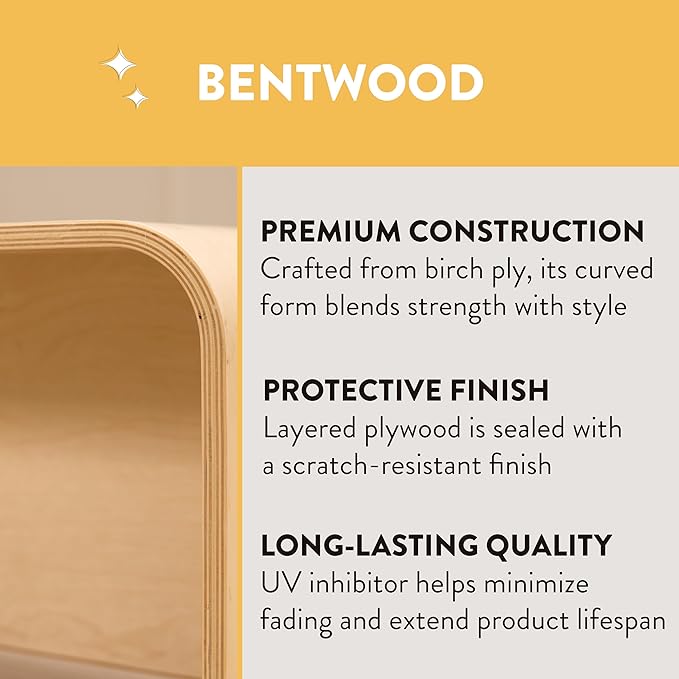 Back2School Express Bentwood Floor Desk, Kids Furniture, Natural