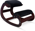 Ecordesk Ergonomic Kneeling Chair - Natural Latex Foam - Posture Chair for Desk with Adjustable Seat & Knee Pad, Rocking Knee Chair for Upright Posture (Walnut)