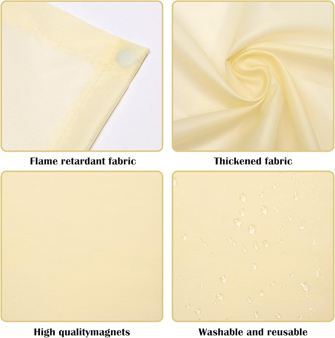 8 Pcs Fluorescent Light Covers - 4 x 2 Feet Covers for Ceiling Lights, Magnetic Light Filters for Classroom, Office, Hospitals, Home