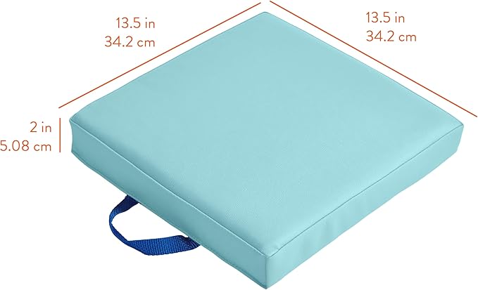 Square Floor Cushions with Handles, Flexible Seating, Contemporary, 6-Piece