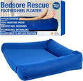 Bedsore Rescue Foot Bed Heel Flotation Protection Cushion | Support Feet, Ankles and Legs | Heel Protectors for Pressure Sores | Pressure Pads for Bed Sore | Elevated Foot Pillow for Sleeping