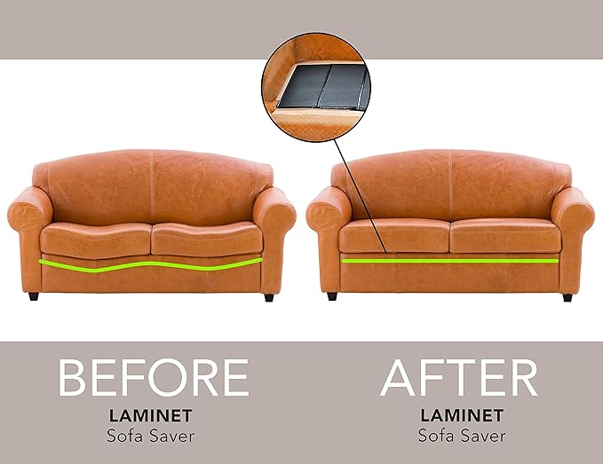 LAMINET Deluxe Extra Thick Sagging Furniture Cushion Support Insert| Seat Saver| New and Improved| Extend The Life of Your Loveseat | 60% Thicker- LOVESEAT - 17" L x 44" W
