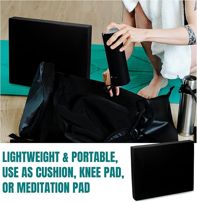 NexFit High-Density Balance Pad - Durable TPE Foam Balance Pad Physical Therapy, Foam Exercise Pad with Non-Slip Surface, Lightweight for Home & Gym Workouts, Core Strength & Balance Enhancement