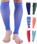 Doc Miller Compression Calf Sleeve for Men & Women – 20-30mmHg Graduated Support for Running, Shin Splints, Calf Strain – Knee High, Small to 6XL Plus Size