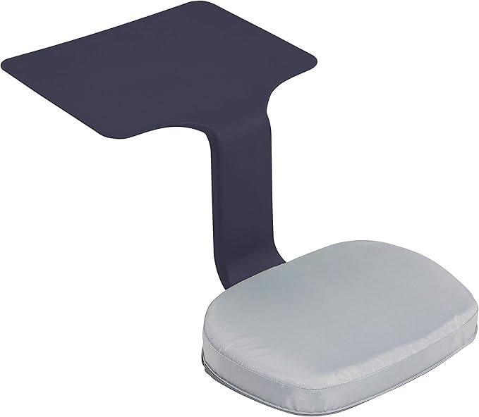 ECR4Kids The Surf Portable Lap Desk with Cushion, Flexible Seating, Navy, 10-Piece