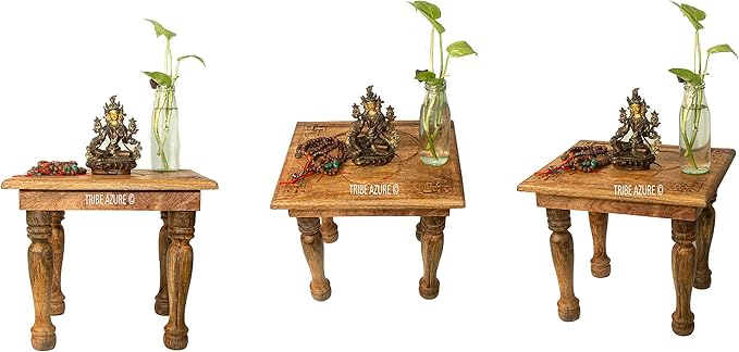 Small Altar Table, Meditation Table Altar, Small Puja Table, Meditation Altar Wood Wiccan Altar Table Buddhist Table, Tea Table Japanese, Small Low Side Table Dragon (Eternal Circle of Life)