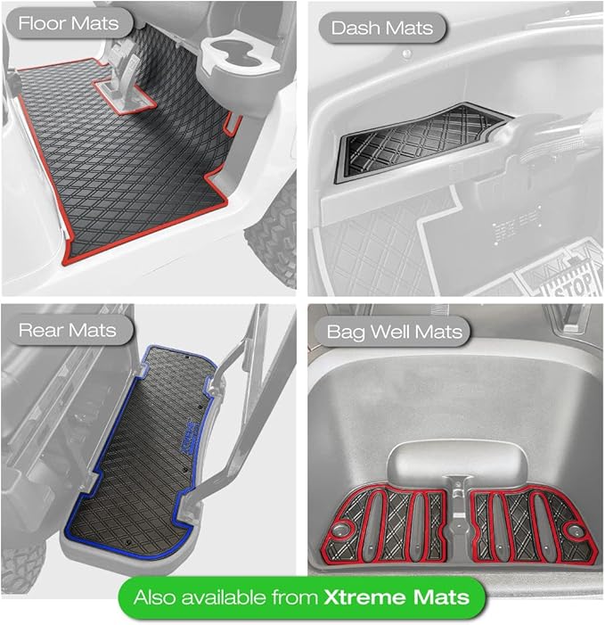 Xtreme Mats PRO Series Rear Facing Foot Rest Mat - Fits DoubleTake Max 5 and Max 6 Rear Kits
